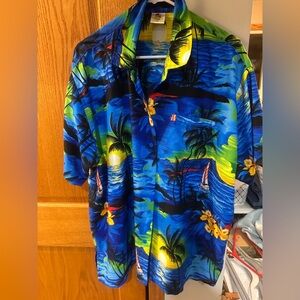 Tropical Blue Hawaiian Shirt